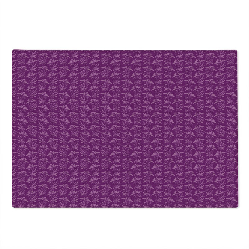 Planche à découper Ambesonne damas grande taille graphique abstrait fleurs magenta fuchsia