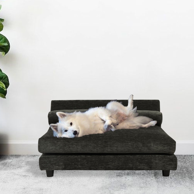 Canapé pour chien Soho, Grand (l 34 po x P 29 po x H 16 po), gris