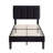 Auxter Upholstered Platform Bed Frame with Vertical Channel Tufted Adjustable Headboard, Velvet Fabric Mattress Foundation with Strong Wooden Slats, Heavy Duty, No Box Spring Needed, Noise-Free-1856483186-1877220124