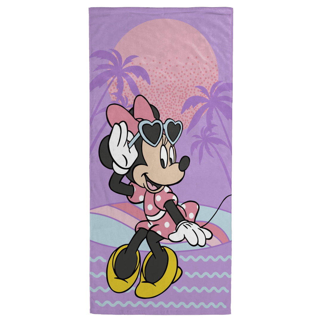 Disney Minnie Mouse Lovely Little Lady 100% Baumwolle Strandtuch