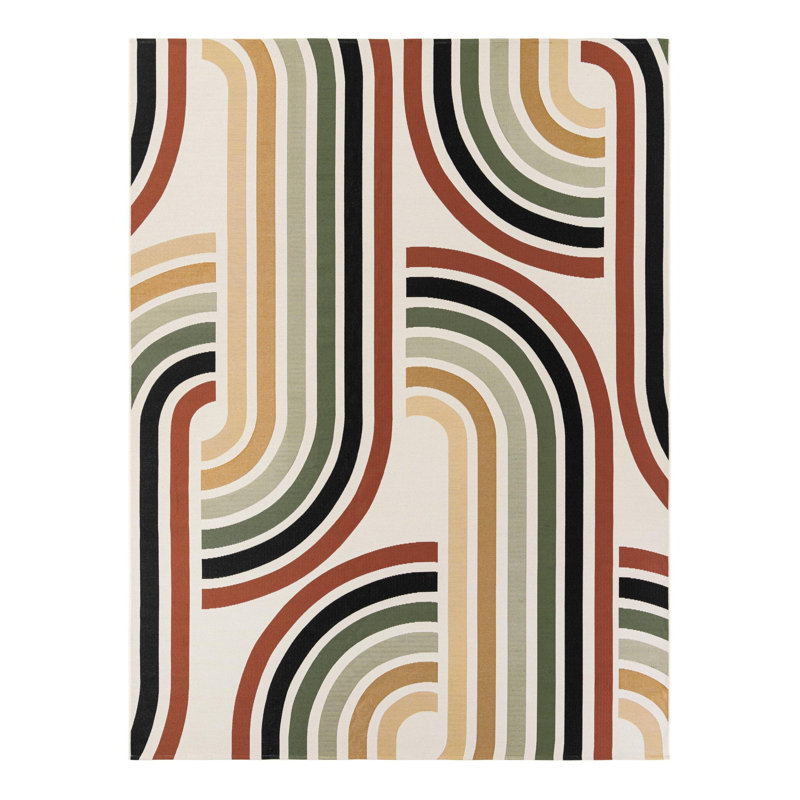 Vibe Hower Indoor/Outdoor Area Rug, Rectangle 9' x 12'