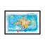 Mallorca Spain Illustrated Map with Landmarks and Highlights 1 Piece Painting on Canvas-498435666-498435671