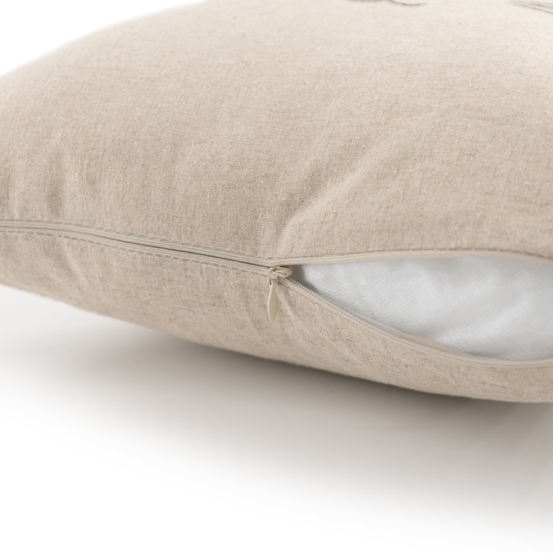 Housse de coussin Rabbit Bunny avec fleur 3D 16 x 16 pouces pour le salon