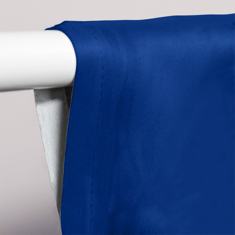 Mississippi Rebellion Sateen Room Darkening Curtain Single Panel, Blue White