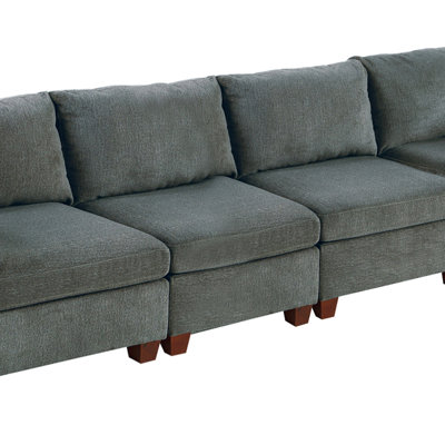 MODULAR ENSEMBLE - Canapé modulaire en tissu chenille (modulaire)