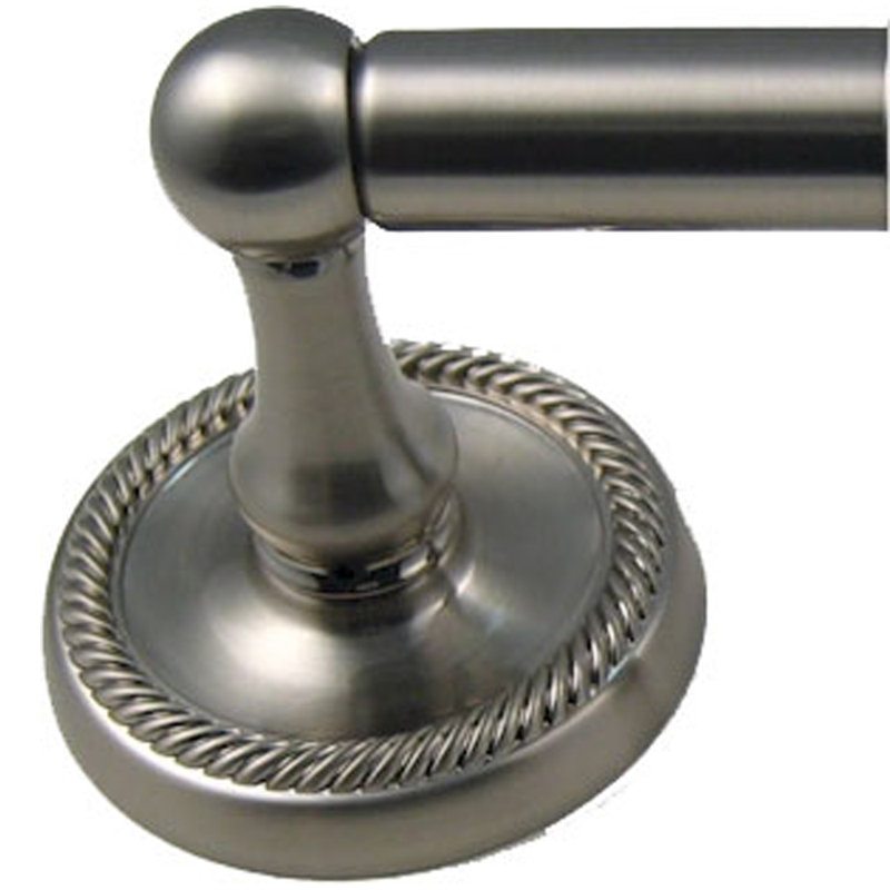 Barre à serviettes murale 24" Riverside, Nickel satiné