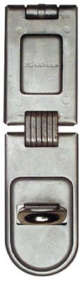 6-1/4 Inch Silver Zinc Plated Steel Fixed Staple Hasp