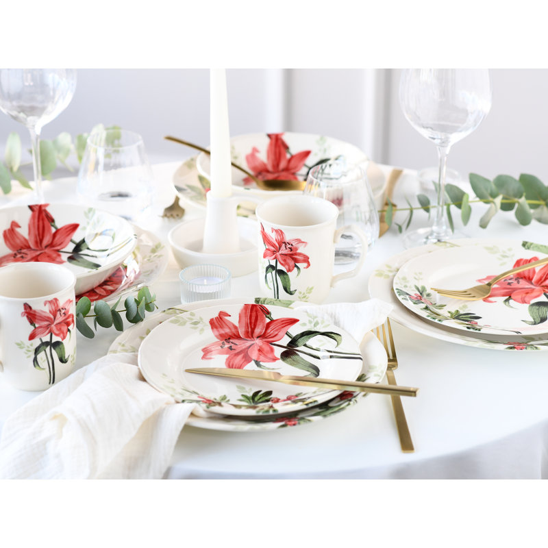 16 Piece Dinnerware Set, Service for 4