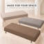 Coussin de banc sur mesure de 7,6 cm de hauteur, pour intérieur et extérieur, avec double passepoil et 2 attaches.-632936837-632936858