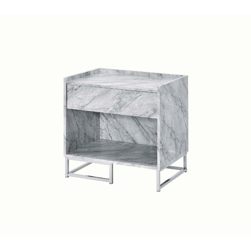Daylesford 1-Drawer Nightstand in Gray
