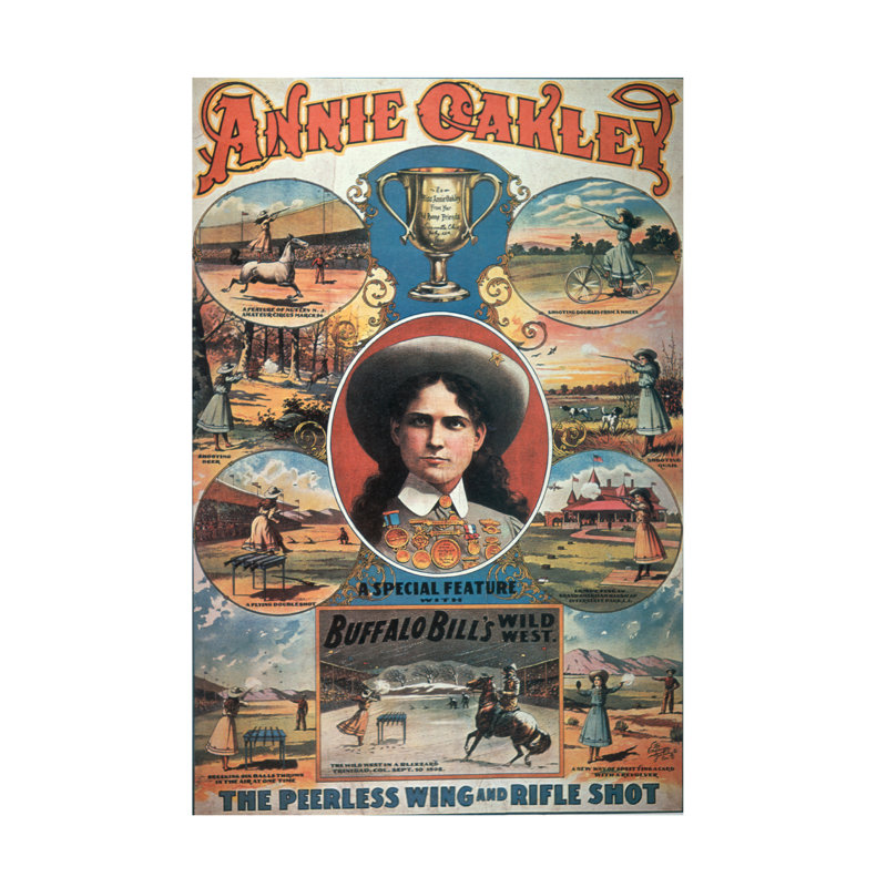 «American School» par Annie Oakley, H 24 po x l 16 po