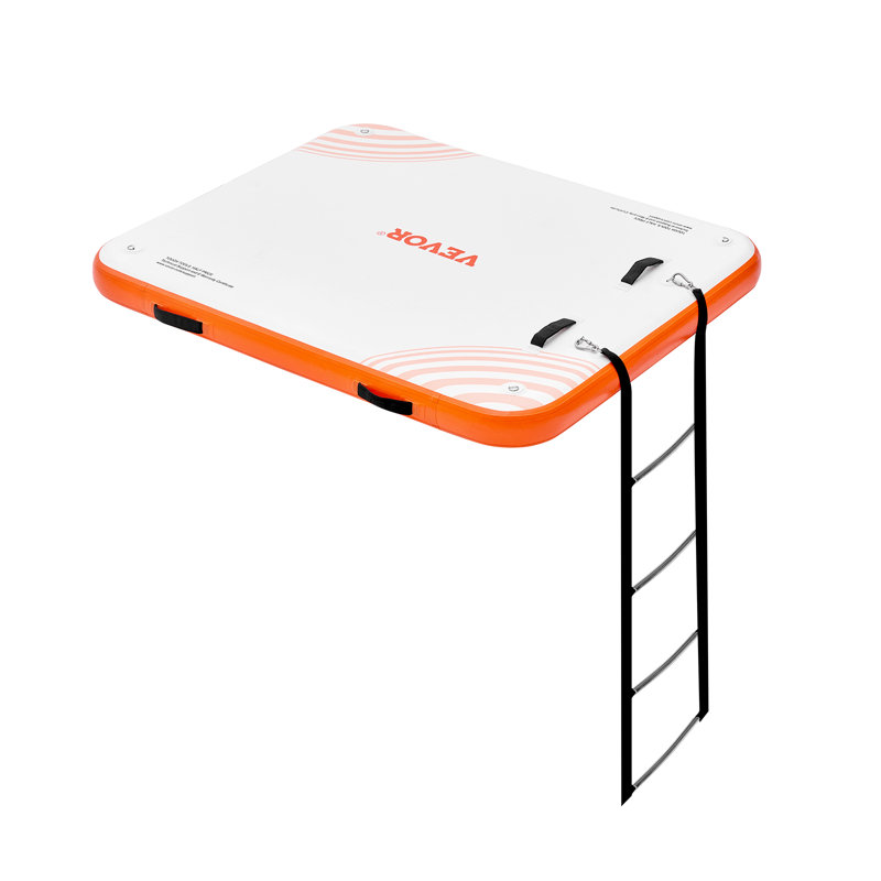6 x 5FT Inflatable Dock Platform with Portable Carrying Bag & Detachable Ladder