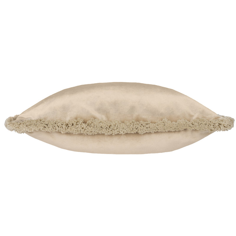 Freya Square Throw Cushion, Taupe