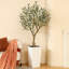 Olive artificielle Adcock résistante aux rayons UV avec grand pot de fleurs, olivier artificiel pour la décoration extérieure-1310085053-1315299339