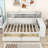 Multifunctional Wooden Daybed with Built-in Desk, Side Storage Shelves and Drawers-1302649863-1302649857