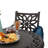 Alexamarie Round Outdoor Bistro Table With Umbrella Hole , 32'' in. W 32'' in. D