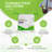 Portable White Disposable Toilet Seat Covers