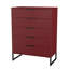Bisceglia 77 cm W Chest of 5 Drawers-1610274087