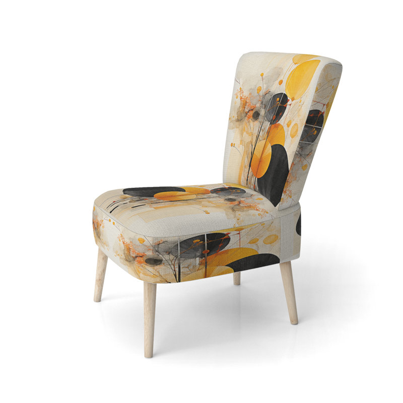 Chaise d'appoint rembourrée Asian Art