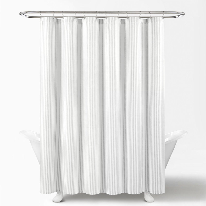 Rideau de douche Farmhouse Drew, gris