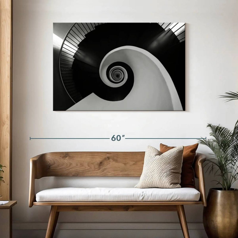 Escalier Lilie Yin Yang, H 30 po x l 45 po