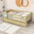 Wood Daybed with Two Drawers and Slats-209425331-209425341