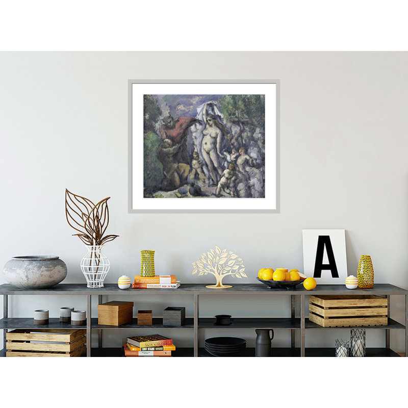 «The Temptation of St. Anthony» par Paul Cézanne, impression giclée encadrée, H 33,5 po x l 37,98 po