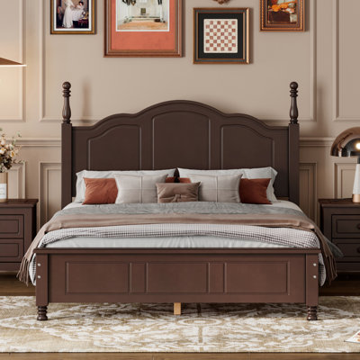 Full Size Wood Platform Bed Frame -  Alcott HillÂ®, 443FCE7EB4F34D84AEDA57F7DD71AA2D