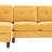 U-Shaped For Living Room Luxury And Comfort With Dual Chaise Lounges, Storage Compartments, Armrest Pillow Feature In Yellow Chenille Sectional Side Function, Soft Cushions Party Nights-737432264