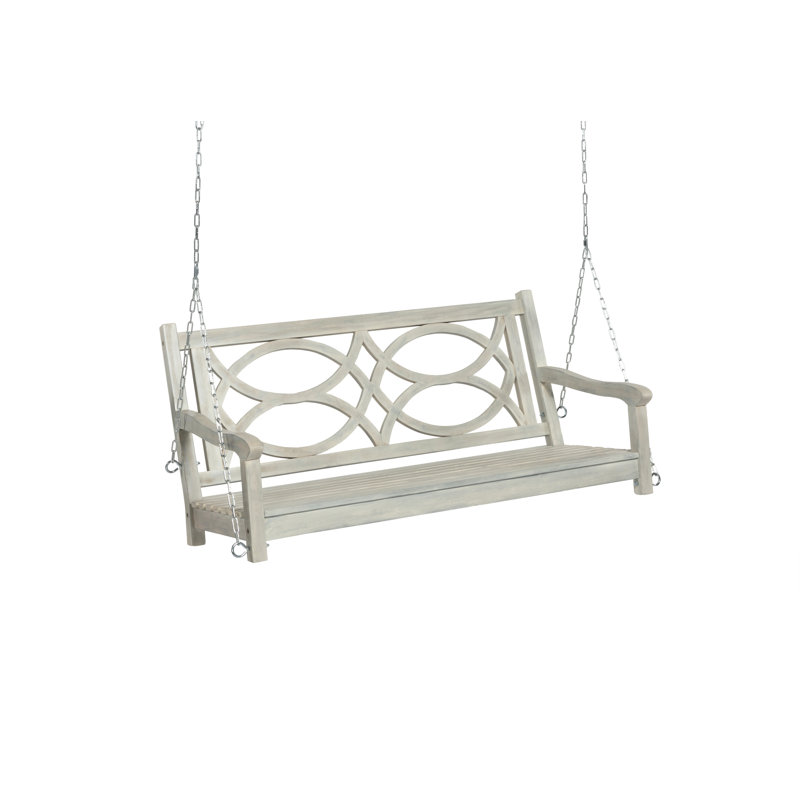 Domeier 2 Person Mahogany Porch Swing