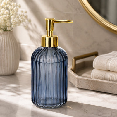 Glass Bathroom Accessories Set