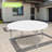 Outdoor Banquet Dining Circular 60 Inch Round Foldable Plastic Table With Carry Handle