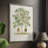 Antique Tree with Fruit VI Framed Print - Solid Wood-1856231053