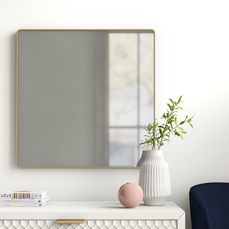 Miroir mural Kye, Doré, 22" x 40"