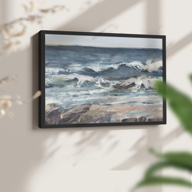 «Ocean Breakers II», reproduction encadrée, H 11 po x l 14 po, Black
