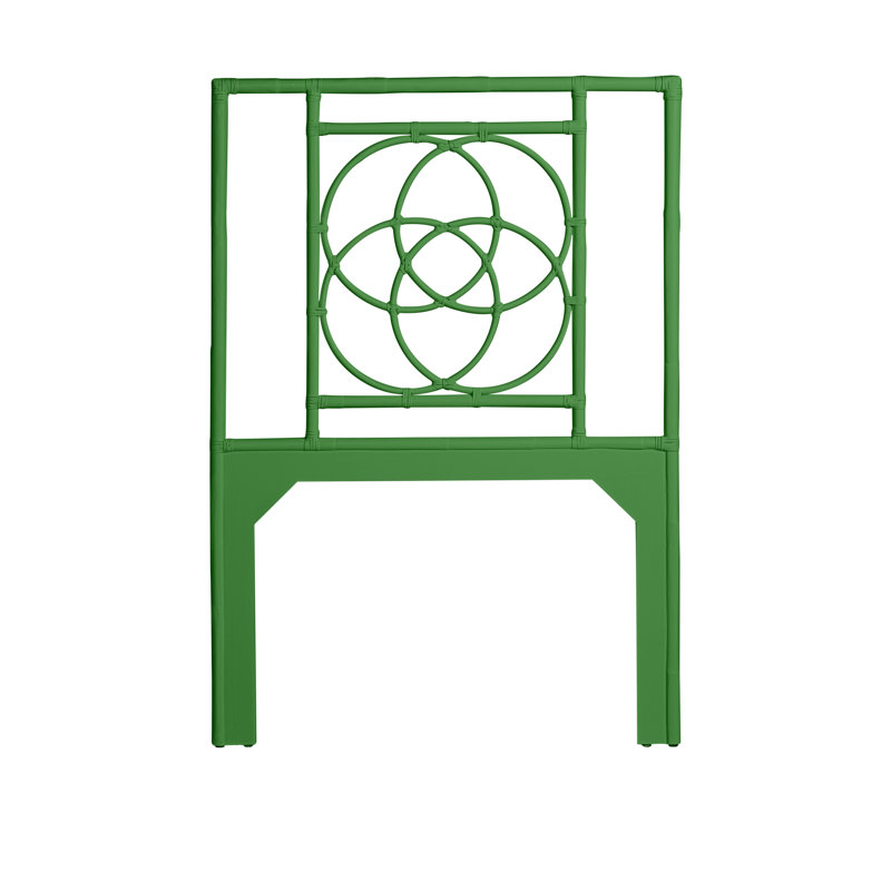 Emilia Open-Frame Headboard, Twin, Green