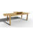 Flecia 7-Piece Rectangular Teak Outdoor Dining Set with Extendable Table and Stacking Armchairs