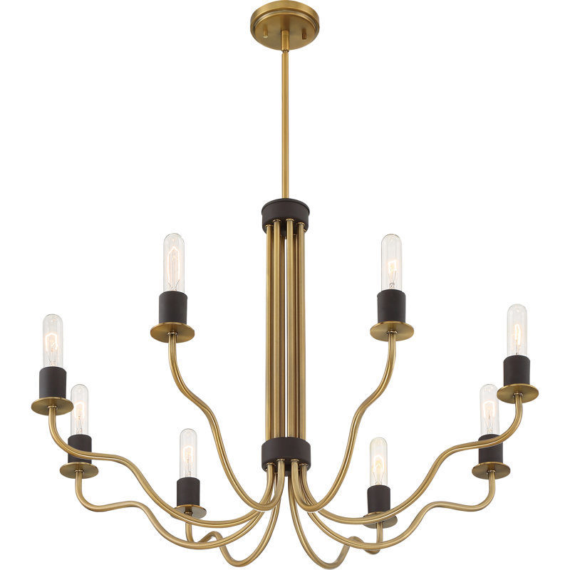 Lustree 8 lumières façon bougie/classique Shutt