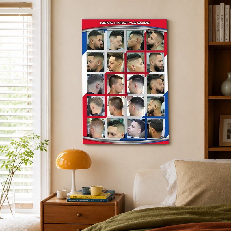 Affiche sur toile Barber Shop, 24x36inch, Artwork Design-2