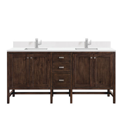 Addison 72'' Double Bathroom Vanity with Top