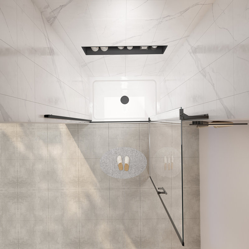 Left And Right Opening Universal Pivot Shower Door