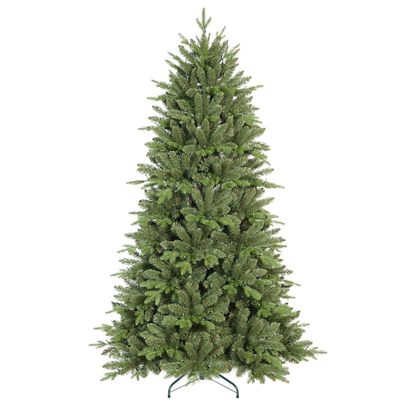 Arbre de Noël 7 pi avec lumières DEL de 340 RVB et installation facile, 2126 pointes en PE / PVC, 50 fonctions - arbre de Noël artificiel multicolore pour la maison, la fête ou le salon