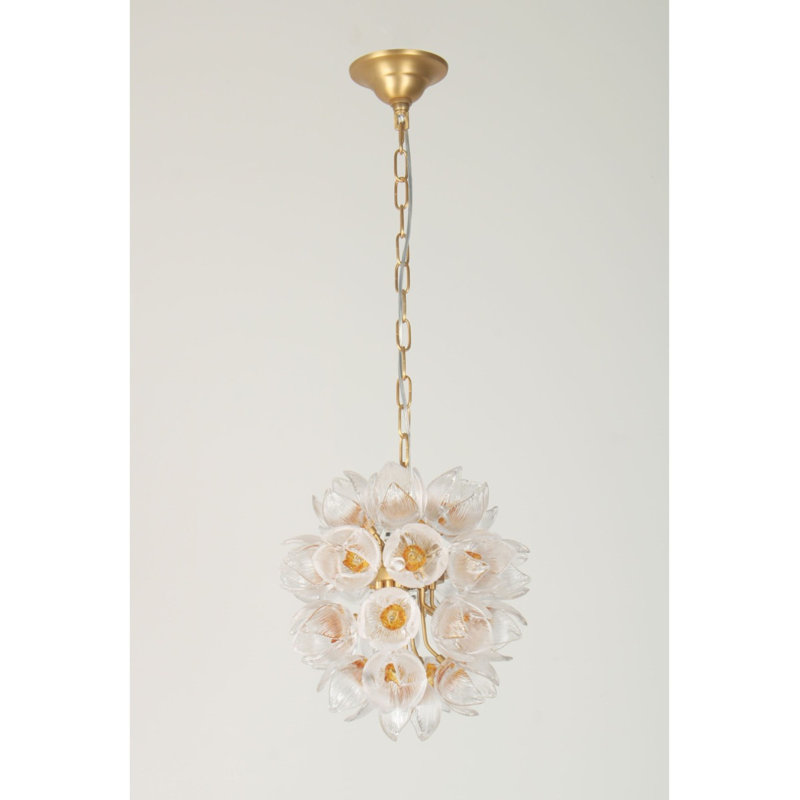 Lustre Daisy, Bronze, Topaze, 21" Diameter x 23" Height