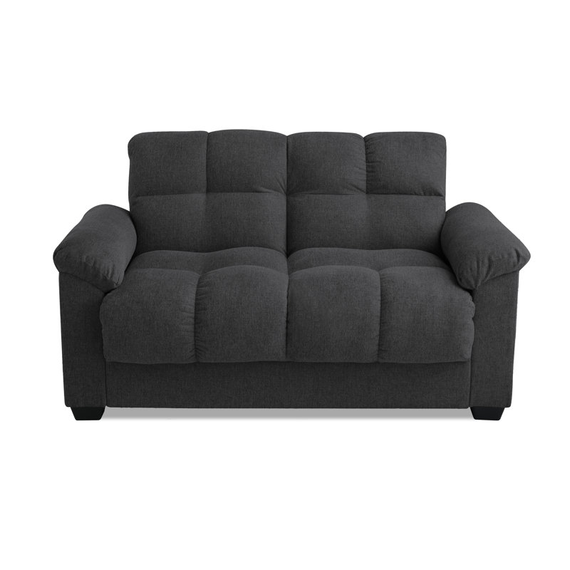 Andreau 2 Seater Chenille Sofa, Dark Grey