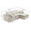 Canapé modulaire ivoire 3 places Cloud