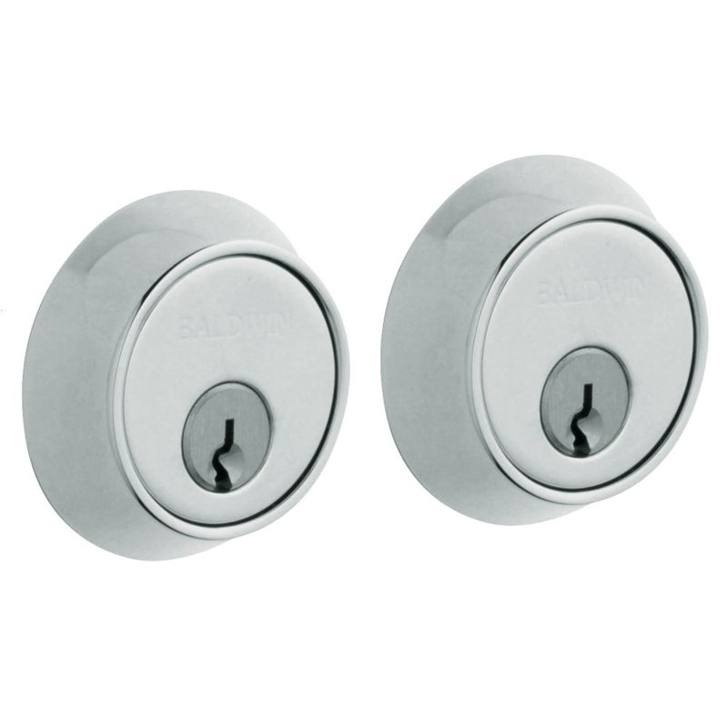 Double Cylinder Deadbolt, Polished Chrome