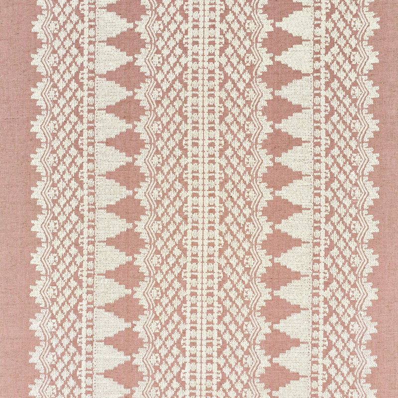 Wentworth Embroidery Fabric, Rose