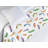 Ambesonne Feather Bed Runner Minimalist Romantic Plume Multicolor-106937144
