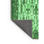 Tapis vert / ivoire / gris en laine et polyester tissés à la machine Karleah-822562656