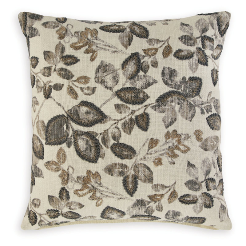 Holdenway 20" Square Embroidered Cotton Blend Pillow